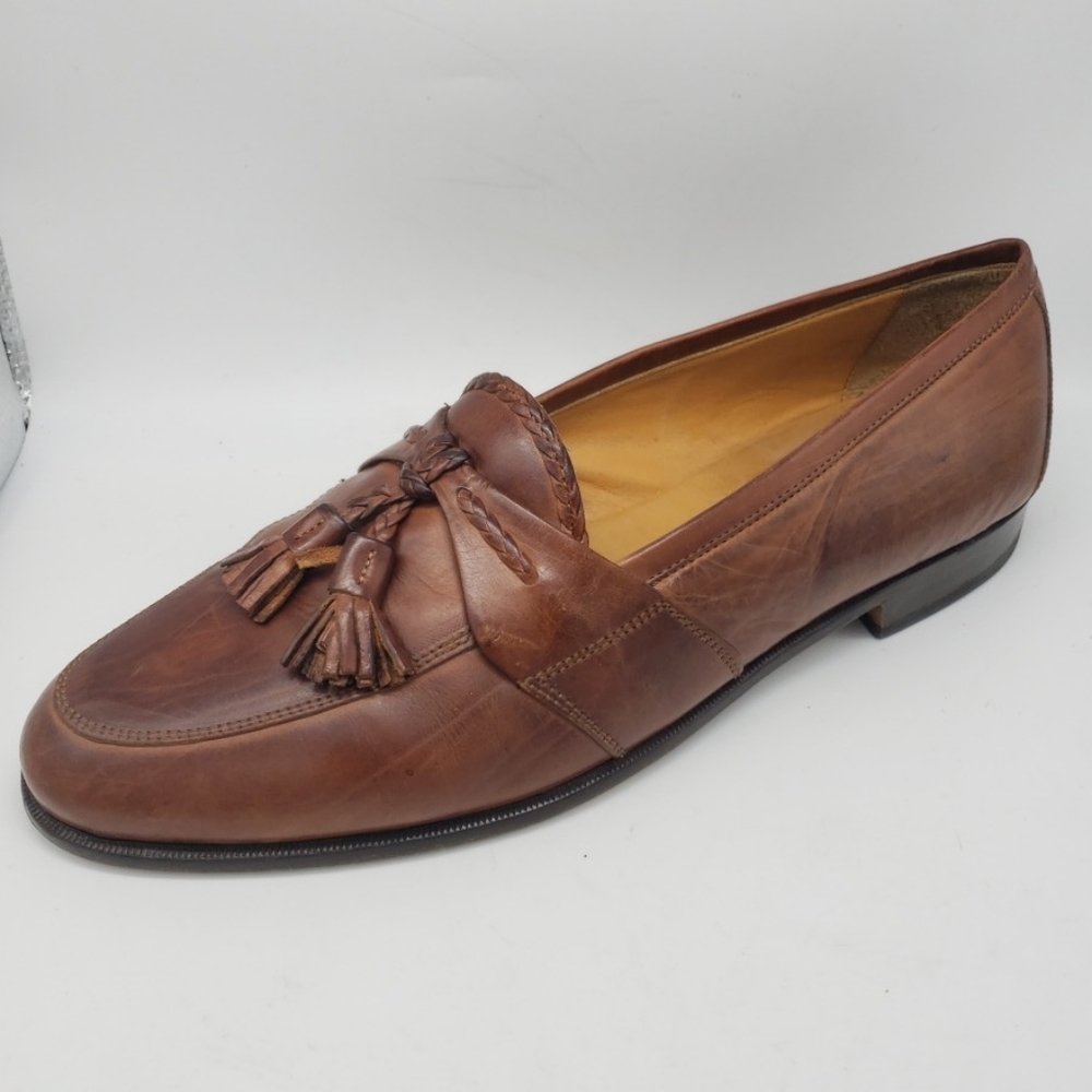Vintage Johnston Murphy Cellini Tassel Loafers